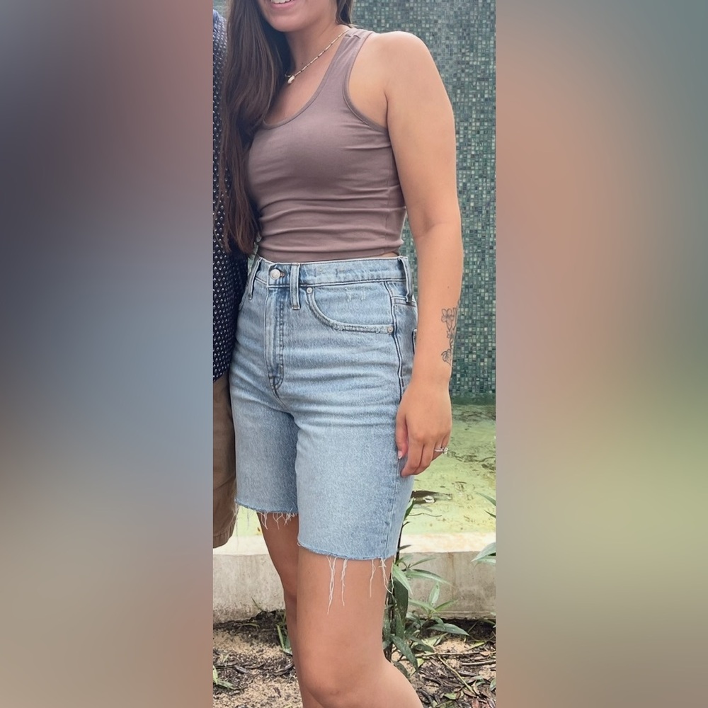 Madewell Light Blue Jean Shorts